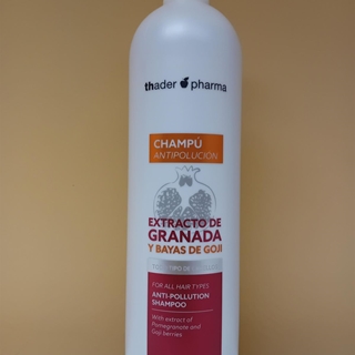 CHAMPÚ TH ANTIPOLUCIÓN EXTRACTO DE GRANADA Y BAYAS DE GOJI 1000 ML - Imagen 1
